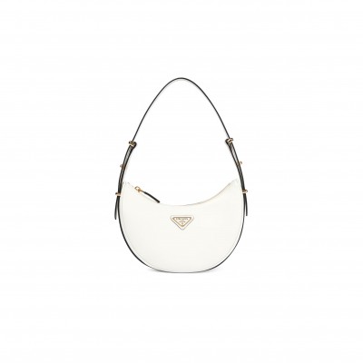 PRADA ARQUÉ LEATHER SHOULDER BAG 819433 (24*13*6.5cm)